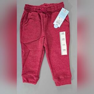 Cozy Kids Jogger Pants - Maroon NWT 12M/18M/2T